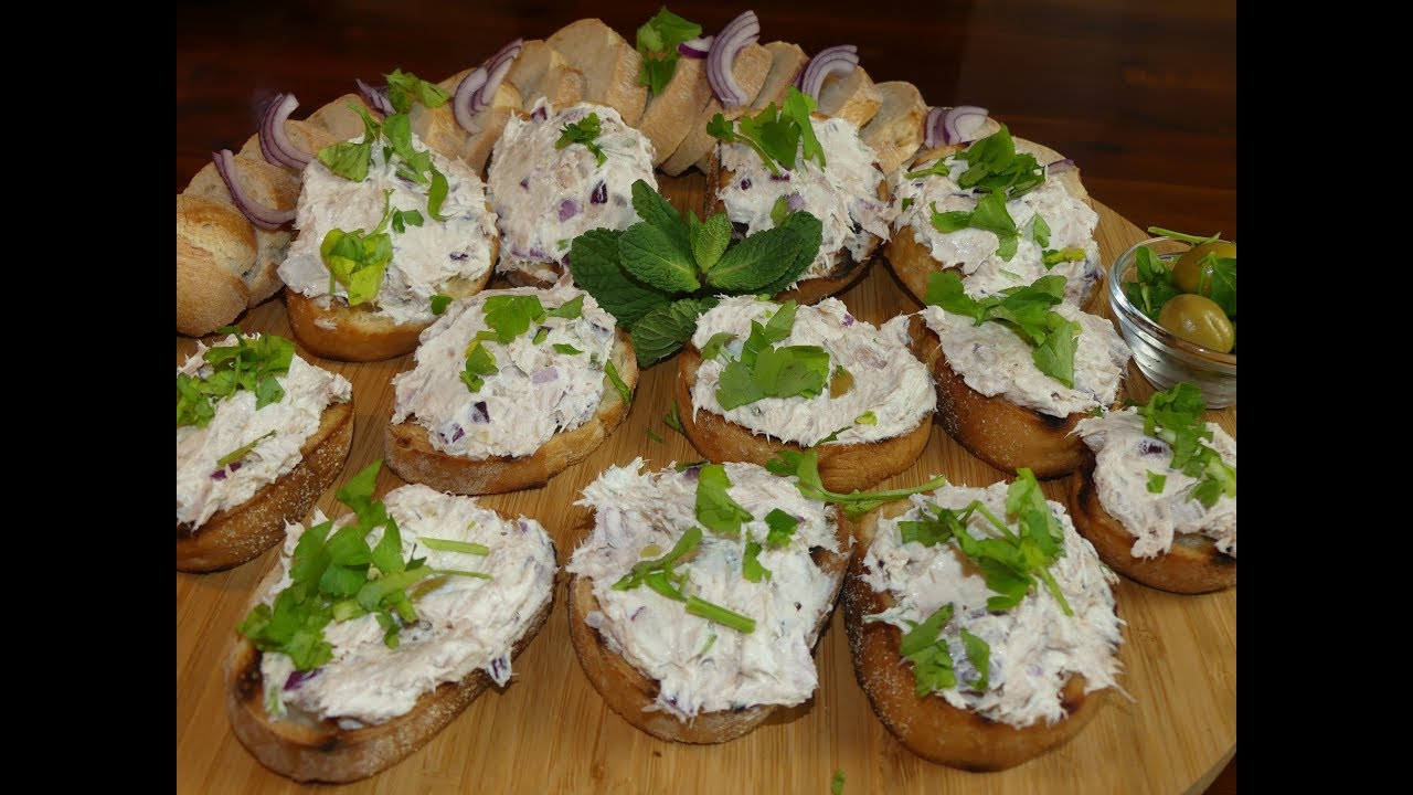 Thunfisch Crostini/ probier diese doch mal aus/ Fingerfood/ Partyessen ...