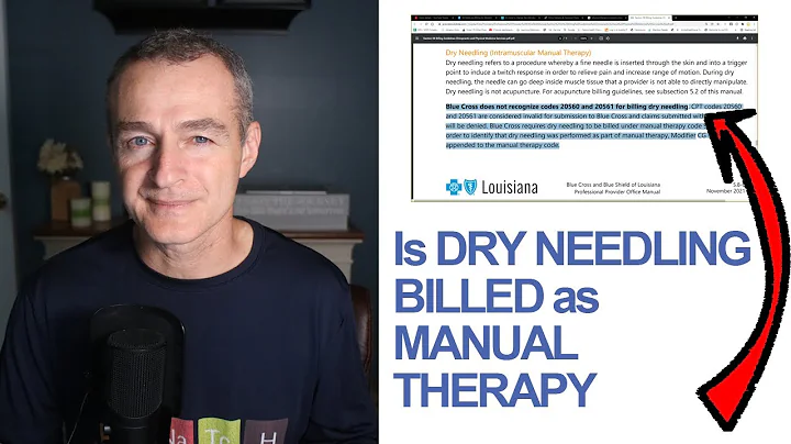 Is Dry Needling Billed As Manual Therapy