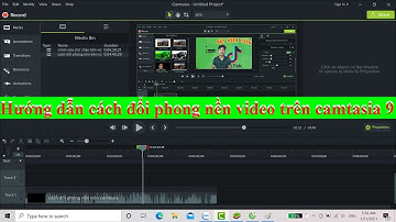 Hướng dẫn cách đổi phong nền video trên camtasia 9 || hướng dẫn sử dụng camtasia