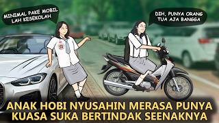 Entitled Brat! Thinking money buys everything, she does whatever she wants | Animated Drama