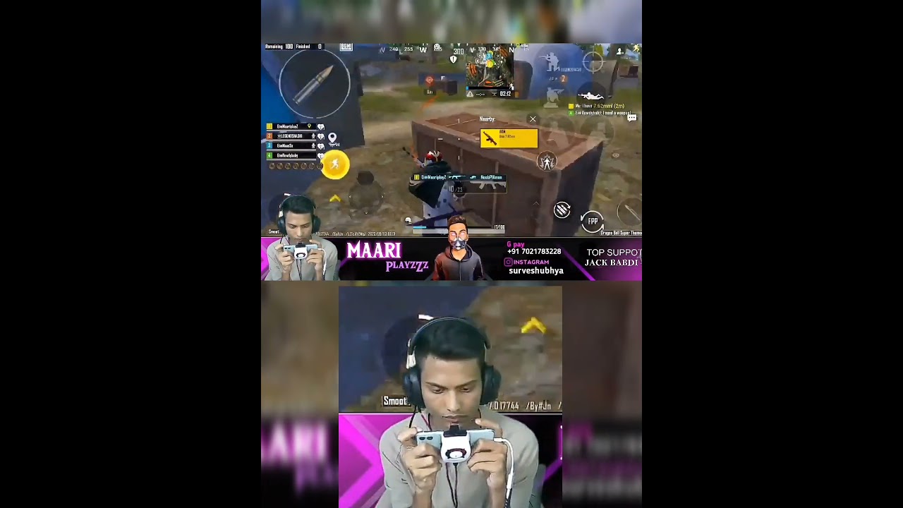 🥲Utar Te Hi Peti Bana Di😂Wait For End || MAARI OP #shorts #maariplayzzz #bgmiindia