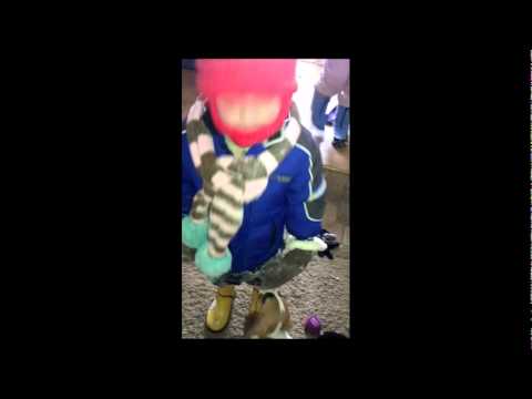 sobriety checkpoint Snowstorm in Kansas-Kids Lovin it! (Feb 1, 2011)