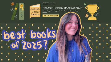 Reacting to and Building TBRs for The 2025 GoodReads Choice Awards🏆✨