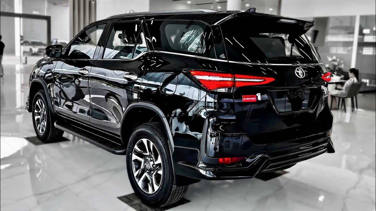 New Toyota Fortuner Legender ( 2025 ) - 2.8L 7Seater Luxury SUV | Attitude Black Mica Color