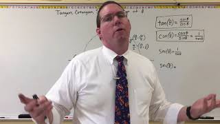 Find tan, cot, sec, csc on Unit Circle - Mr. Ryan