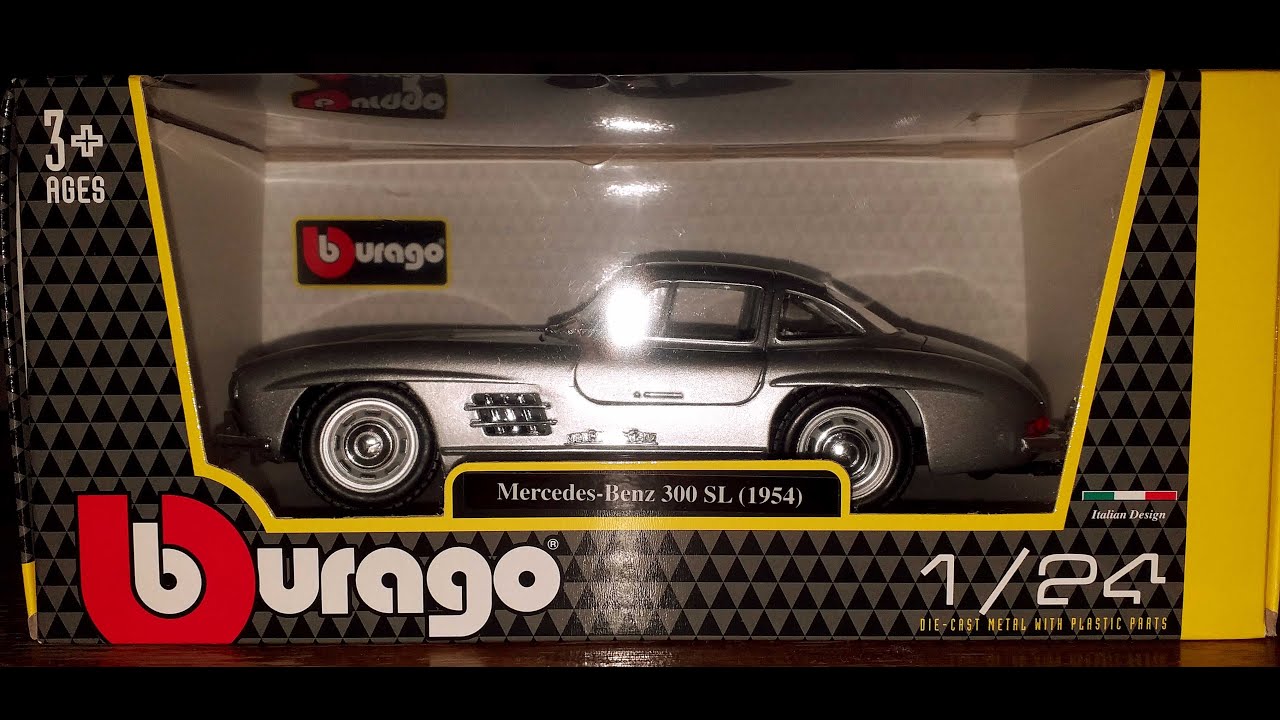 Bburago 1/24 Mercedes Benz 300 SL 1954 Unboxing - YouTube