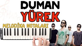 Duman - YÜREK Melodika Notaları - Ses Veriyorum