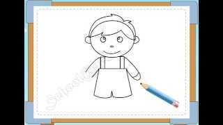 BÉ HỌA SĨ - Thực hành tập vẽ 106: Vẽ bé trai