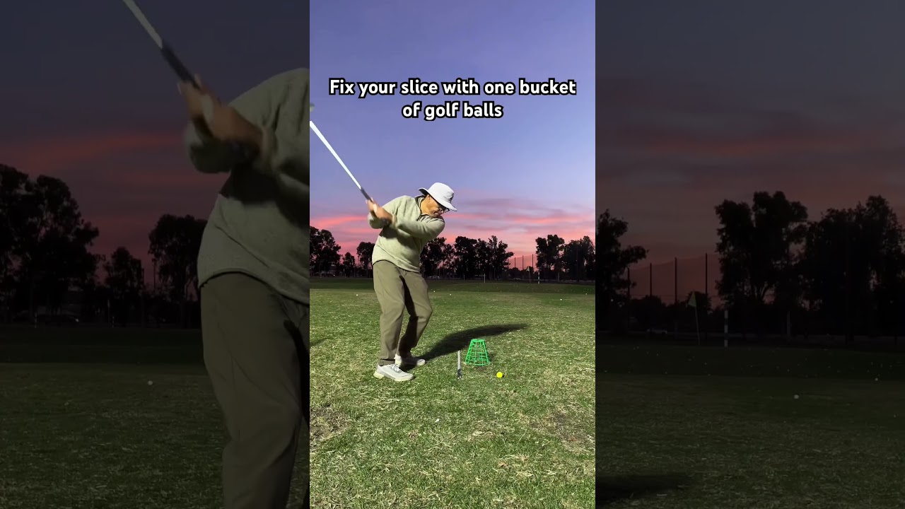 Fix your slice in 15 min with the bucket drill