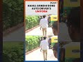 Rahul Gandhi Dons Khaki Auto-Rickshaw Driver Uniform, Interacts With Drivers In New Delhi #shorts