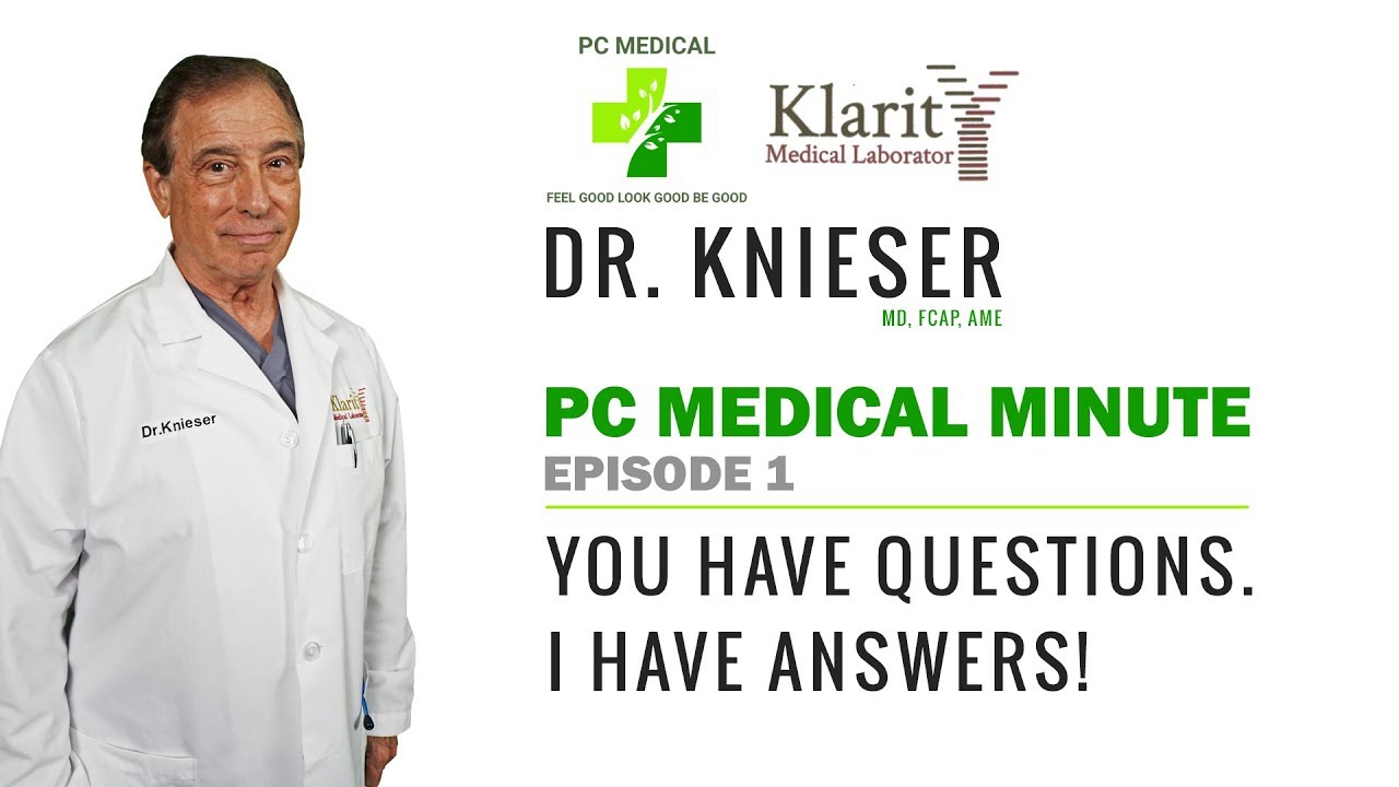 PC Medical Minute Episode 1 - Male Testosterone Decrease Causing Andropause