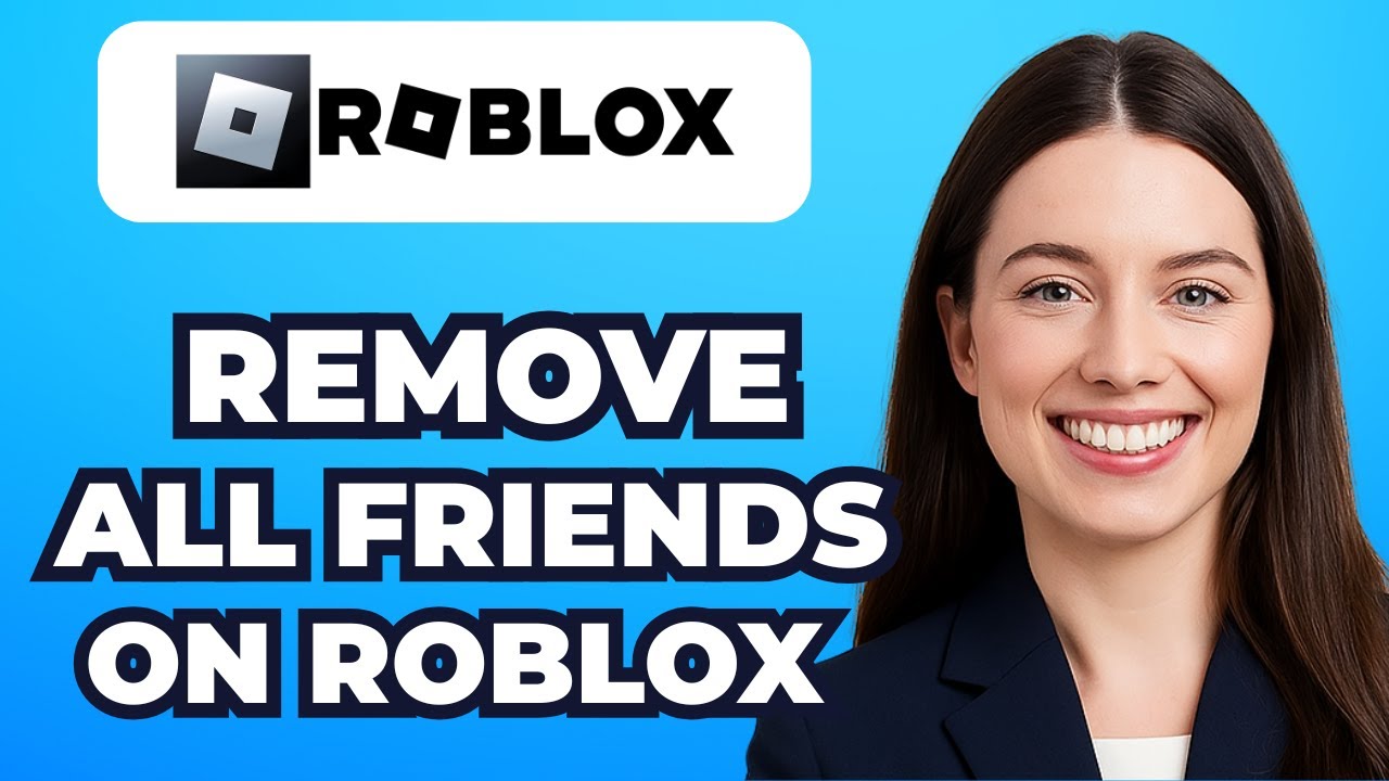 How To Remove All Friends On Roblox Fast 1min YouTube 