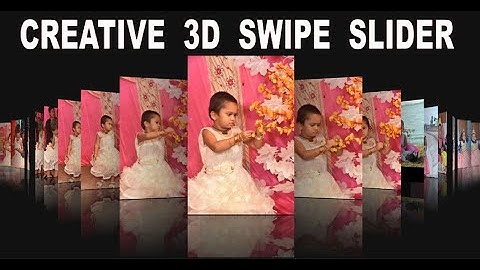 Responsive Touch Slider Using Html CSS  Swiper.js  | 3D Responsive Slider