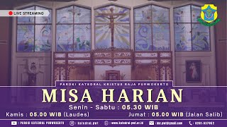 Laudes & Misa Harian - Kamis, 17 Maret 2022 - 05.00 WIB - Katedral Purwokerto