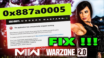 Error code #0x887a0005 mw2 Fix | warzone 2.0/#modernwarfare2 0x887a0005 error || by borntoplaygames