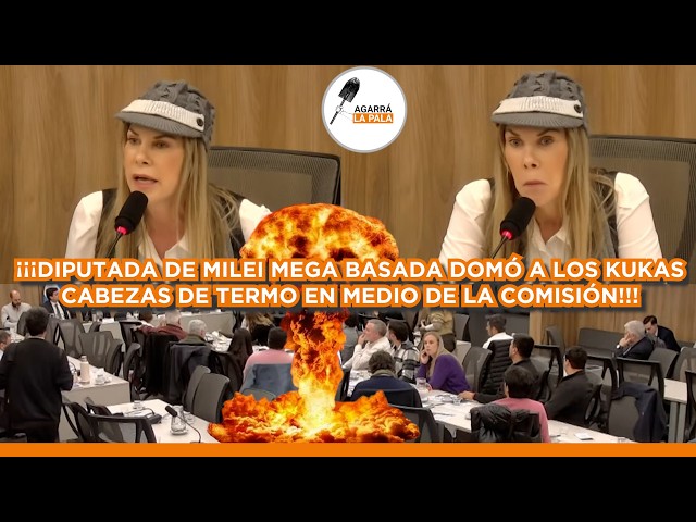 DIPUTADA DE MILEI LE HIZO SALTAR LA TÉRMICA A LOS KUKAS EN LA COMISIÓN: "SU JEFA SE ROBÓ TODO"