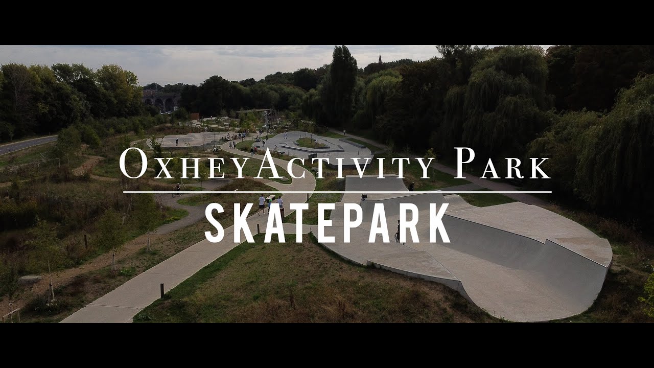 Huge skate plaza in Oxhey England! | Oxhey Activity Park