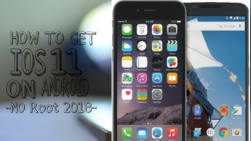 How to Make Android look like ios 11 (No Root 2018)