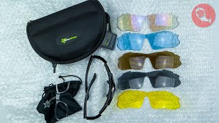 Спортивные очки RockBros для велосипедиста и не только | Сменные стекла | Посылка из Китая