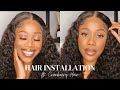 In my goddess era with this deep wave 5*5 closure wig | Cranberry Hair