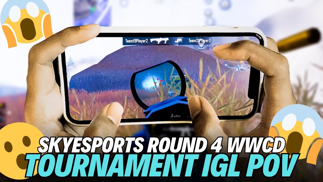 SKYESPORTS 100k Round 4 WWCD🏆 | iPhone 14 | IGL POV 😱 | RAYNE GAMING ...