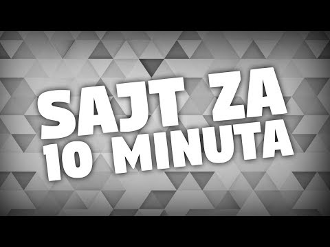 Kako napraviti sajt za 10 minuta? | Bookmark