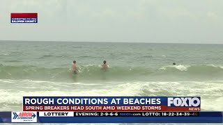 High surf and rip currents forecasted to greet local spring breakers