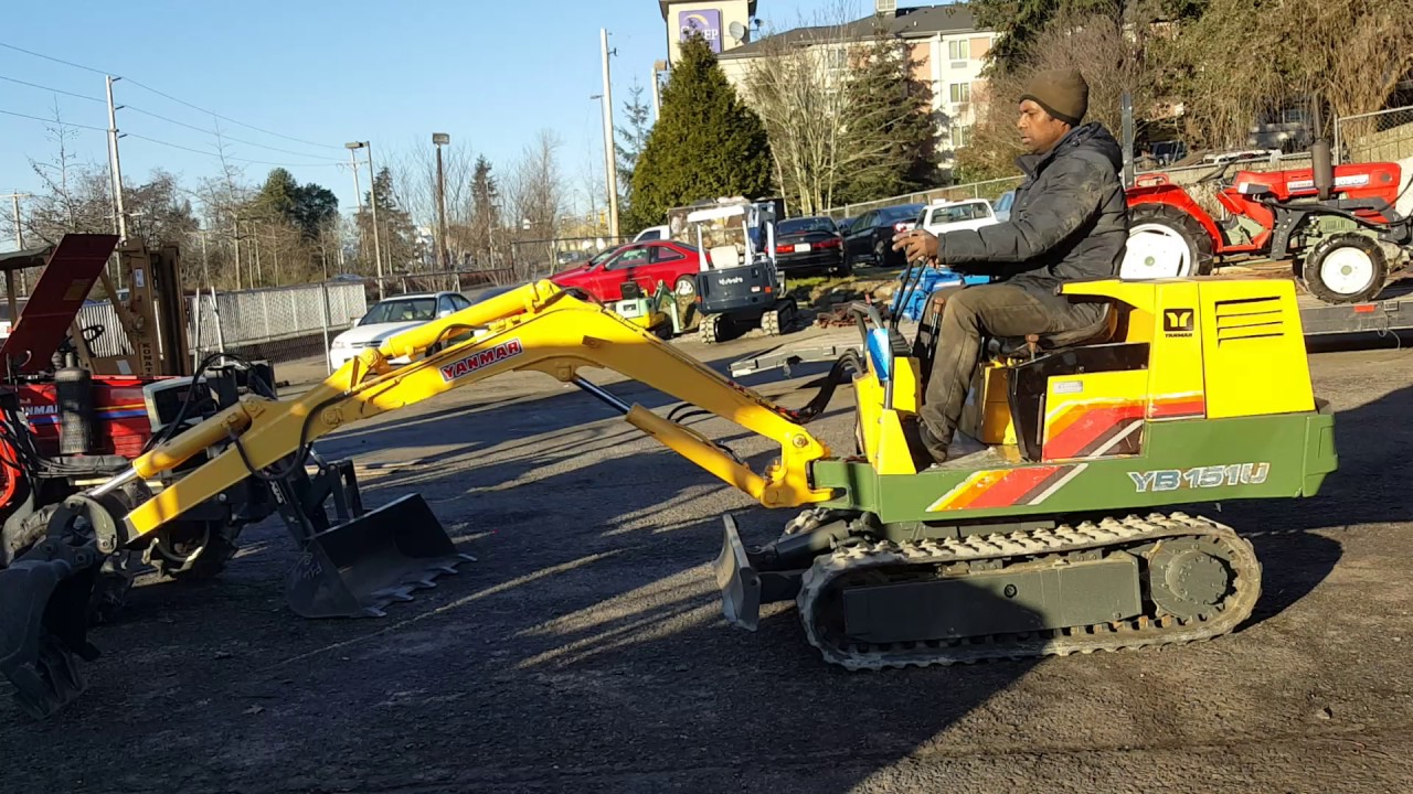 Yanmar yb151u - YouTube
