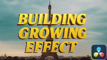 Building Growing Effect in Davinci Resolve | | Utube Tamizha