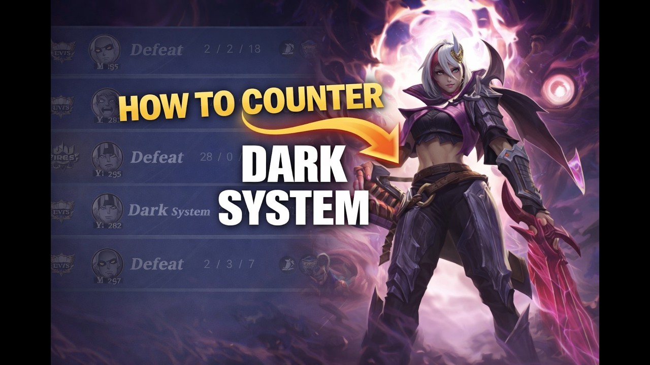 How to counter Darksystem in mlbb? easy tips in 2mins to rank up ...