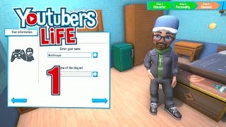 Let's Play Youtubers Life Episode 1: Living With Mom - Youtubers Life Gameplay