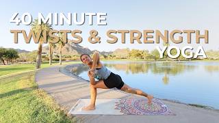 40 min Full Body Yoga - If You Want Twists Strength Space And Grounding