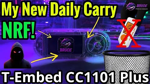 DIY Flipper Zero Alternative | My New Daily Carry LilyGo T-Embed CC1101 Plus + Quick Bruce Setup”