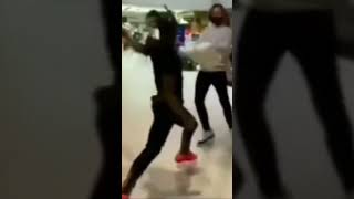 Mall pillow fight