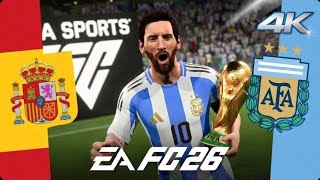 Spain vs Argentina EA FC 26 – INSANE FINALISSIMA 2026 FINAL! 🔥 Messi Magic vs Yamal Masterclass