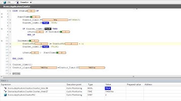 Sample PLC Structured Text ST Program: time based counter