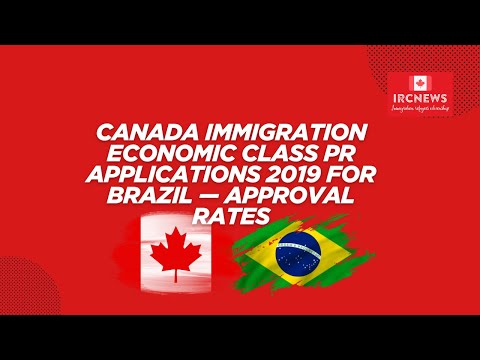 Canada Immigration Economic Class PR Applications 2019 for Brazil — Approval Rates