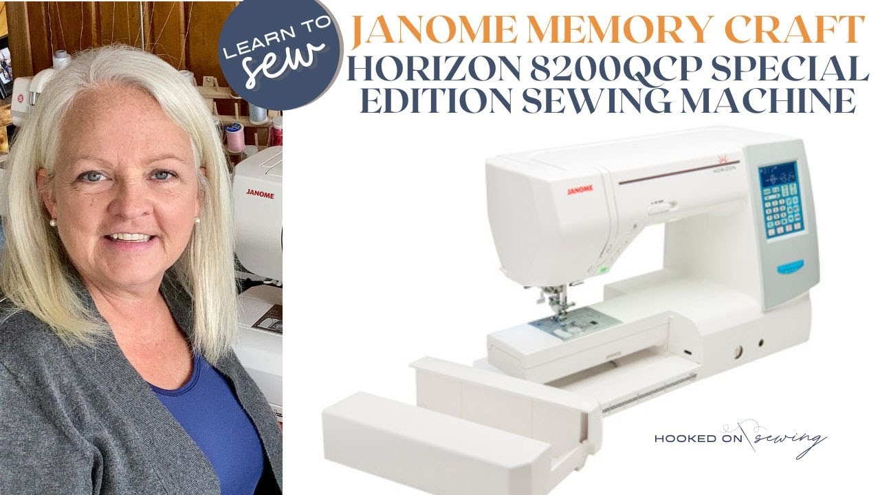 Обзор швейной машины Janome Memory Craft 8200QCP Special Edition
