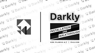 Darkly Application Theme Installation & Walkthrough | KDE Plasma | CachyOS