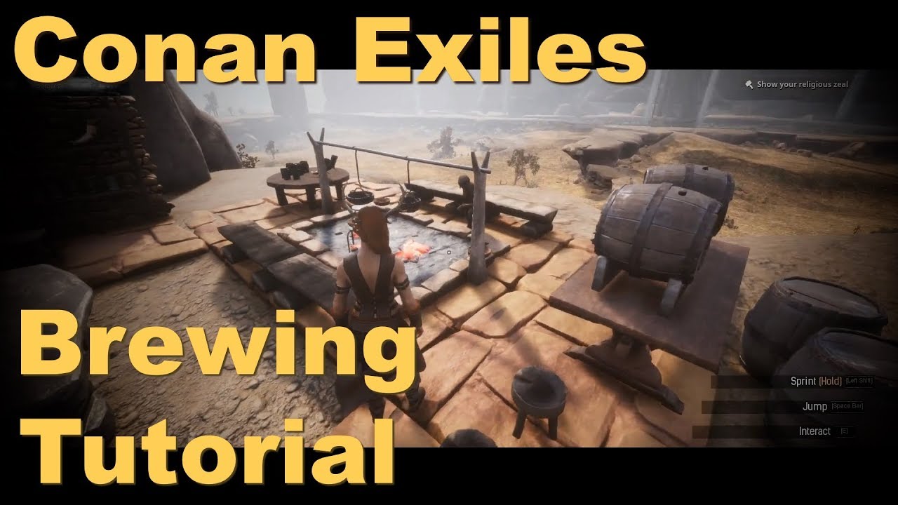 Conan Exiles | How to Start Brewing Tutorial - YouTube