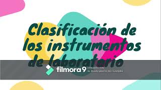 Clasificación de los instrumentos de laboratorio | Mapa mental