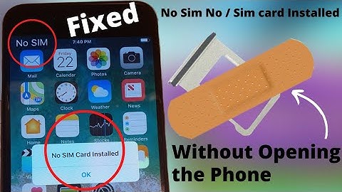 No SIM  | No SIM card installed Easy Fix ● Without Opening The Phone (UNCUT) Do-it-Yourself