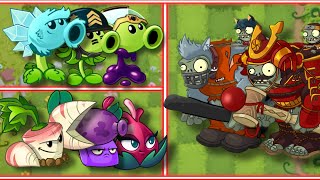 PvZ2- Blooming Heart Team All Throw Magic Vs All Zombies And All Gargantuar ?106