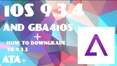 GBA4iOS AND iOS 9.3.4