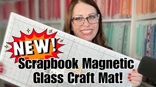 NEW! Glassboard Studio Scrapbook Magnetic Glass Craft Mat