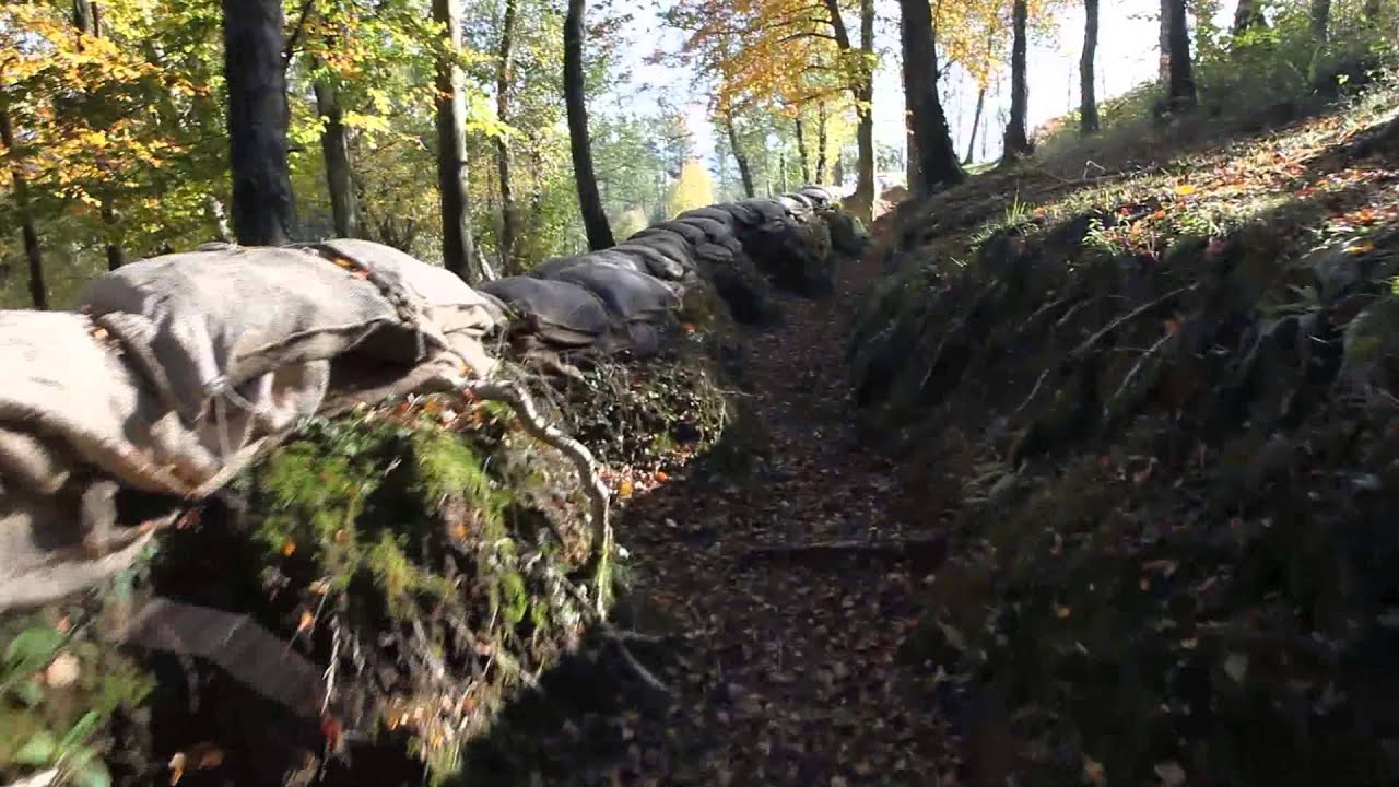 Trincheras de la Guerra civil en Intxorta (Elgeta 