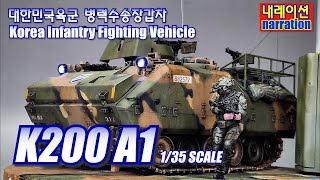대한민국 육군 보병 장갑차 200A1. 1/35 SCALE #조립 #도색 #프라모델 #아카데미 #밀리터리 #취미 #ARMY #KOR #ACADEMY #모형 #디오라마 #국방 #재미