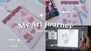 My Art Journey | BT21 Mang Fanart, Coloring & Stickers screenshot 3