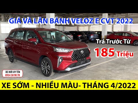 Video Giá và Lăn Bánh Toyota Veloz E CVT 2022 Màu Đỏ .Chi... - youtube