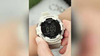 Casio Men's Large Dial Multi-Function Electronic Watch Simple Clear Display AE-15